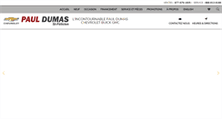 Desktop Screenshot of pauldumas.ca